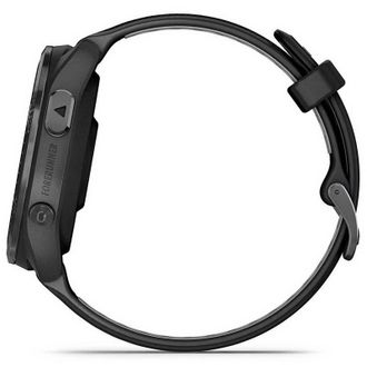 Смарт-годинник Garmin Forerunner 965 Carbon Gray DLC Titanium Bezel with Black Case and Black/Powder Gray Silicone Band (010-02809-00/10/80) (UA) - фото 5