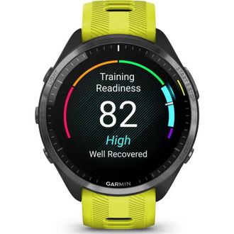 Смарт-годинник Garmin Forerunner 965 Carbon Gray DLC Titanium Bezel with Black Case/Amp Yellow/Black Silicone Band (010-02809-82) (UA) - фото 3