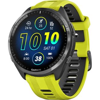 Смарт-годинник Garmin Forerunner 965 Carbon Gray Titanium Bezel w. Black Case and Amp Yell/Black S. Band (010-02809-02/12) - фото 1