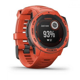 Смарт-часы Garmin Instinct Solar Flame Red (010-02293-20) - фото 5