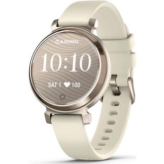 Смарт-часы Garmin Lily 2 Cream Gold with Coconut Silicone Band (010-02839-00/20/70) - фото 1