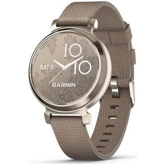 Смарт-годинник Garmin Lily 2 Cream Gold with Coffee Nylon Band (010-02839-62) (UA) - фото 1