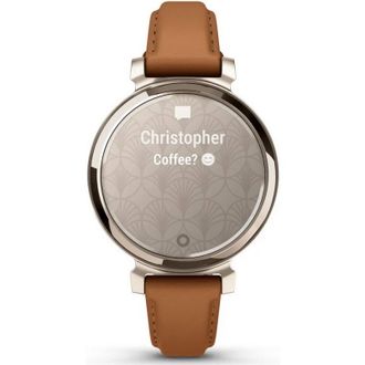 Смарт-годинник Garmin Lily 2 Classic Cream Gold with Tan Leather Band (010-02839-02/60) (UA) - фото 2 Смарт-годинник Garmin Lily 2 Classic Cream Gold with Tan Leather Band (010-02839-02/60) (UA) - фото 2