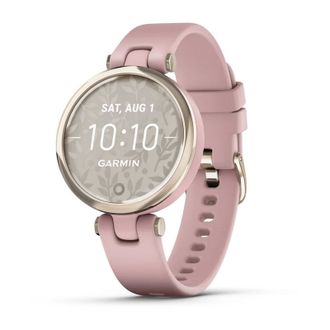 Смарт-часы Garmin Lily Sport Edition - Cream Gold Bezel with Dust Rose Case and S. Band (010-02384-03/13) - фото 1