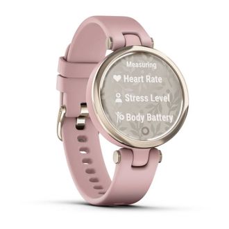 Смарт-часы Garmin Lily Sport Edition - Cream Gold Bezel with Dust Rose Case and S. Band (010-02384-03/13) - фото 2