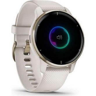 Смарт-годинник Garmin Venu 2 Plus Cream Gold S. Steel Bezel with Ivory Case and Silicone Band (010-02496-02/12) - фото 3