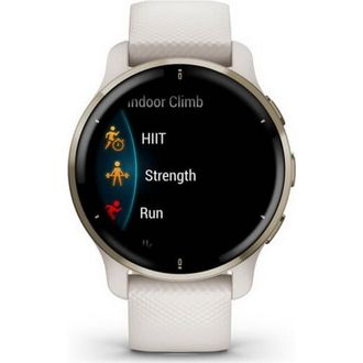Смарт-годинник Garmin Venu 2 Plus Cream Gold S. Steel Bezel with Ivory Case and Silicone Band (010-02496-02/12) - фото 4