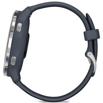 Смарт-годинник Garmin Venu 2 Silver Bezel with Granite Blue Case and Silicone Band (010-02430-10/00) - фото 3