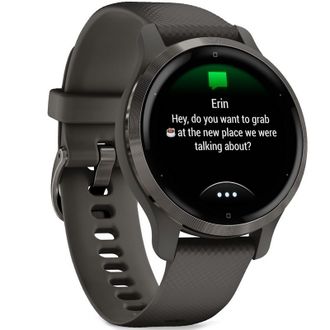 Смарт-годинник Garmin Venu 2S Slate Bezel with Graphite Case and Silicone Band (010-02429-10/00) - фото 3