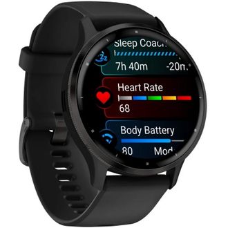 Смарт-часы Garmin Venu 3 Slate Stainless Steel Bezel with Black Case and Silicone Band (010-02784-01/51/41) - фото 4