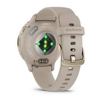 Смарт-часы Garmin Venu 3S Soft Gold S. Steel Bezel w. French Gray Case and S. Band (010-02785-02/52) - фото 6