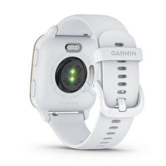 Смарт-годинник Garmin Venu Sq 2 Cream Gold Aluminum Bezel with White Case and Silicone Band (010-02701-01/11) - фото 3