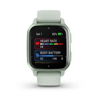 Смарт-годинник Garmin Venu Sq 2 Metallic Mint Aluminium Bezel with Cool Mint Case and Silicone Band (010-02701-12) - фото 2