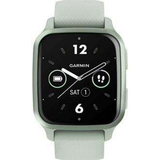 Смарт-годинник Garmin Venu Sq 2 Metallic Mint Aluminum Bezel with Cool Mint Case and Silicone Band (010-02701-02/12) - фото 2