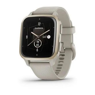 Смарт-часы Garmin Venu Sq 2 – Music Edition Cream Gold Al. Bezel with French Gray Case and Silicone Band (0010-02700-02/12) - фото 1