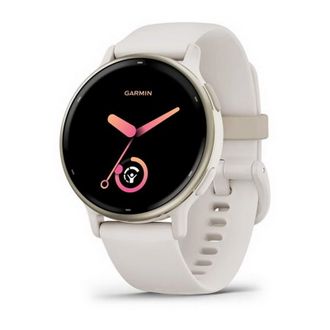 Смарт-годинник Garmin vivoactive 5 Cream Gold Aluminum Bezel with Ivory Case and Silicone Band (010-02862-11) - фото 1