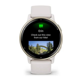 Смарт-годинник Garmin vivoactive 5 Cream Gold Aluminum Bezel with Ivory Case and Silicone Band (010-02862-11) - фото 3