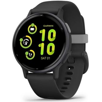 Смарт-годинник Garmin vivoactive 5 Slate Aluminum Bezel with Black Case and Silicone Band (010-02862-10/50/5A) - фото 2