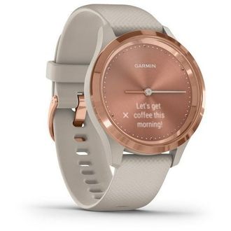 Смарт-часы Garmin Vivomove 3S Sport Rose-Tundra Silicone (010-02238-02) - фото 2