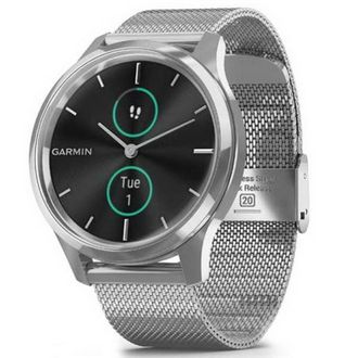 Смарт-годинник Garmin vivomove Luxe Premium Silver-Black Milanese (010-02241-23) - фото 1 Смарт-годинник Garmin vivomove Luxe Premium Silver-Black Milanese (010-02241-23) - фото 1