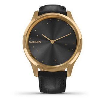 Смарт-годинник Garmin vivomove Luxe, Pure Gold-Black, Leather (010-02241-22) - фото 3 Смарт-годинник Garmin vivomove Luxe, Pure Gold-Black, Leather (010-02241-22) - фото 3