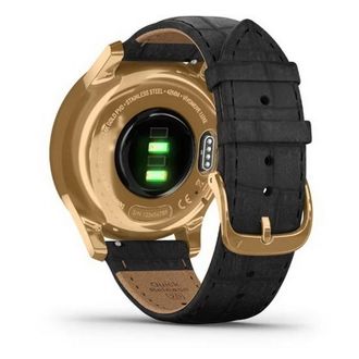 Смарт-годинник Garmin vivomove Luxe, Pure Gold-Black, Leather (010-02241-22) - фото 5 Смарт-годинник Garmin vivomove Luxe, Pure Gold-Black, Leather (010-02241-22) - фото 5