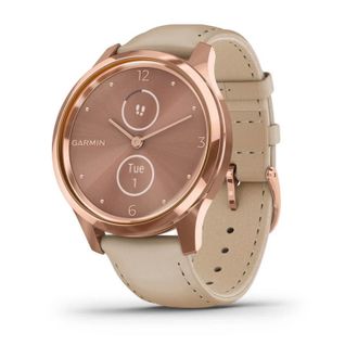 Смарт-годинник Garmin vivomove Luxe Rose Gold-Beige Leather (010-02241-21) - фото 2 Смарт-годинник Garmin vivomove Luxe Rose Gold-Beige Leather (010-02241-21) - фото 2