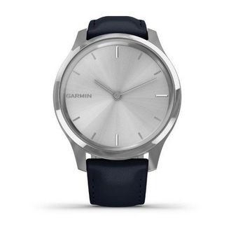 Смарт-годинник Garmin vivomove Luxe Silver-Blue Leather (010-02241-20) - фото 3 Смарт-годинник Garmin vivomove Luxe Silver-Blue Leather (010-02241-20) - фото 3