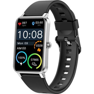Смарт-годинник Globex Smart Watch Fit Silver - фото 1 Смарт-годинник Globex Smart Watch Fit Silver - фото 1