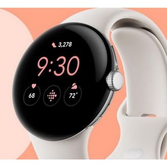 Смарт-часы Google Pixel Watch Polished Silver Case/Chalk Active Band - фото 2