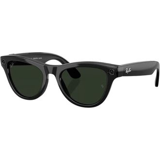 Смарт-окуляри Ray-Ban Meta Skyler [Gen 2] Stand.Shiny Black Frame/Clear to Graphite Green Transit.Lenses (RW4014 601/1M 52-20) Europe - фото 1