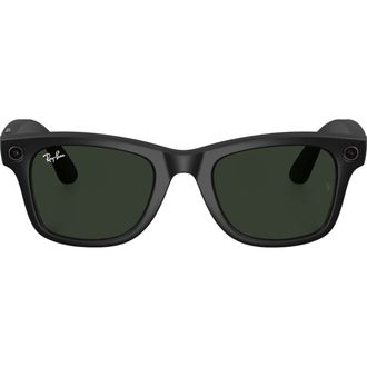 Смарт-окуляри Ray-Ban Meta Wayfarer Standard - Matte Black / Clear to Graphite Green Transitions (RW4006 601S1M 50-22) - фото 2