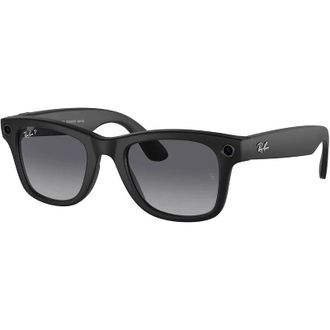 Смарт-окуляри Ray-Ban | Meta Wayfarer [Gen 2] Large Matte Black Frame / Gradient Graphite Lenses (RW4012 601ST3 53-22) - фото 1