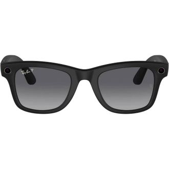 Смарт-окуляри Ray-Ban | Meta Wayfarer [Gen 2] Large Matte Black Frame / Gradient Graphite Lenses (RW4012 601ST3 53-22) - фото 2