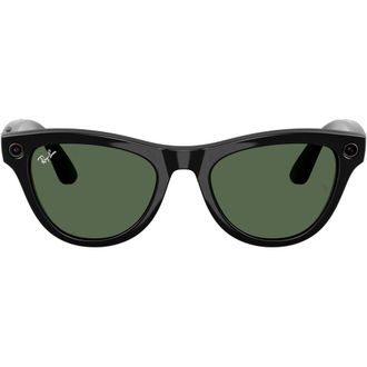 Смарт-окуляри Ray-Ban Meta Skyler Standard - Shiny Black / G-15 Green (RW4010 601/71 52-20) - фото 2