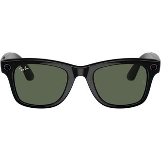 Смарт-окуляри Ray-Ban Meta Wayfarer Shiny Black Frame Green Lenses (RW4008 601/71 53-22) - фото 2 Смарт-окуляри Ray-Ban Meta Wayfarer Shiny Black Frame Green Lenses (RW4008 601/71 53-22) - фото 2