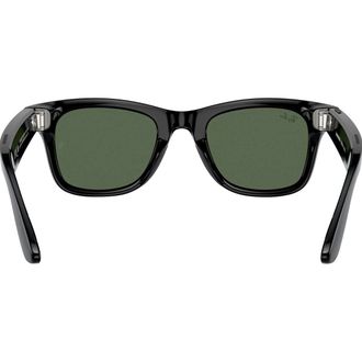 Смарт-окуляри Ray-Ban | Meta Wayfarer [Gen 2] Large Shiny Black Frame / G-15 Green Lenses (RW4012 601/71 53-22) - фото 4