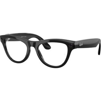 Смарт-окуляри Ray-Ban Meta Skyler Gen2 Standard Shiny Black Frame / Clear to Amethyst Transitions Lenses (RW4014 601/CH 52-20) - фото 2