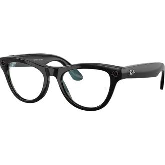 Смарт-окуляри Ray-Ban Meta Skyler Standard - Shiny Black / Clear (RW4010 601/SB 52-20) - фото 1