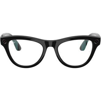 Смарт-окуляри Ray-Ban Meta Skyler Standard - Shiny Black / Clear (RW4010 601/SB 52-20) - фото 2