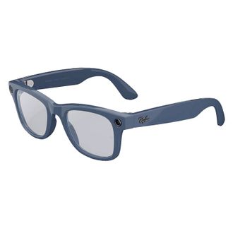 Смарт-окуляри Ray-Ban Meta Wayfarer Gen2 Large Shiny Cosmic Blue Frame/Clear to Sapphire Transit.Lens (RW4012 6628MF 53-22) - фото 1