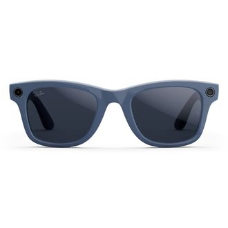 Смарт-окуляри Ray-Ban Meta Wayfarer Gen2 Large Shiny Cosmic Blue Frame/Clear to Sapphire Transit.Lens (RW4012 6628MF 53-22) - фото 2