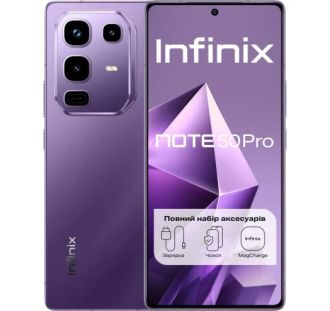 Смартфон Infinix Note 50 Pro 12/256GB X6855 Enchanted Purple (UA) - фото 1 Смартфон Infinix Note 50 Pro 12/256GB X6855 Enchanted Purple (UA) - фото 1
