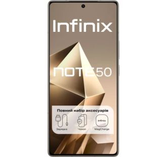 Смартфон Infinix Note 50 8/256GB X6858 Titanium Grey (UA) - фото 2 Смартфон Infinix Note 50 8/256GB X6858 Titanium Grey (UA) - фото 2