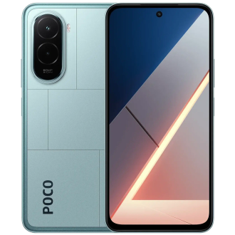 Смартфон Xiaomi POCO M7 4G 8/256GB Blue (with adapter) (Global Version) - фото 1