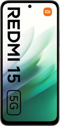 Смартфон Xiaomi Redmi 15 5G 4/128GB Ripple Green (no adapter) (Global Version) - фото 2 Смартфон Xiaomi Redmi 15 5G 4/128GB Ripple Green (no adapter) (Global Version) - фото 2