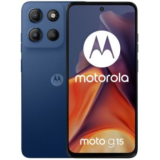 Смартфон Motorola Moto G15 8/256gb Sea Blue (PB6E0045IT) - фото 1 Смартфон Motorola Moto G15 8/256gb Sea Blue (PB6E0045IT) - фото 1