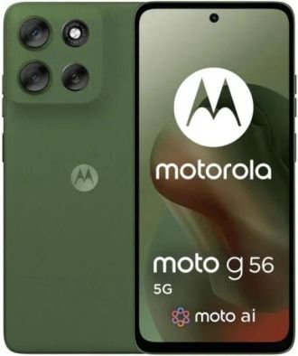 Смартфон Motorola Moto G56 5G 8/256GB Dill (PB7Y0033) - фото 1 Смартфон Motorola Moto G56 5G 8/256GB Dill (PB7Y0033) - фото 1