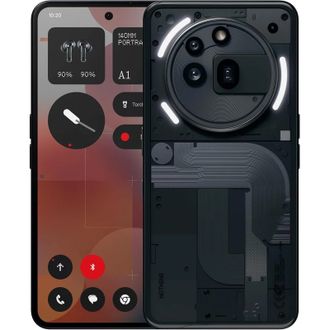 Смартфон Nothing Phone (3a) Pro 5G 12/256Gb Black (SU920022K) (UA) - фото 1 Смартфон Nothing Phone (3a) Pro 5G 12/256Gb Black (SU920022K) (UA) - фото 1