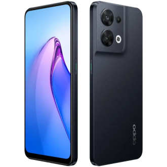 Смартфон OPPO Reno8 5G 8/256GB Shimmer Black (Global Version) - фото 2 Смартфон OPPO Reno8 5G 8/256GB Shimmer Black (Global Version) - фото 2